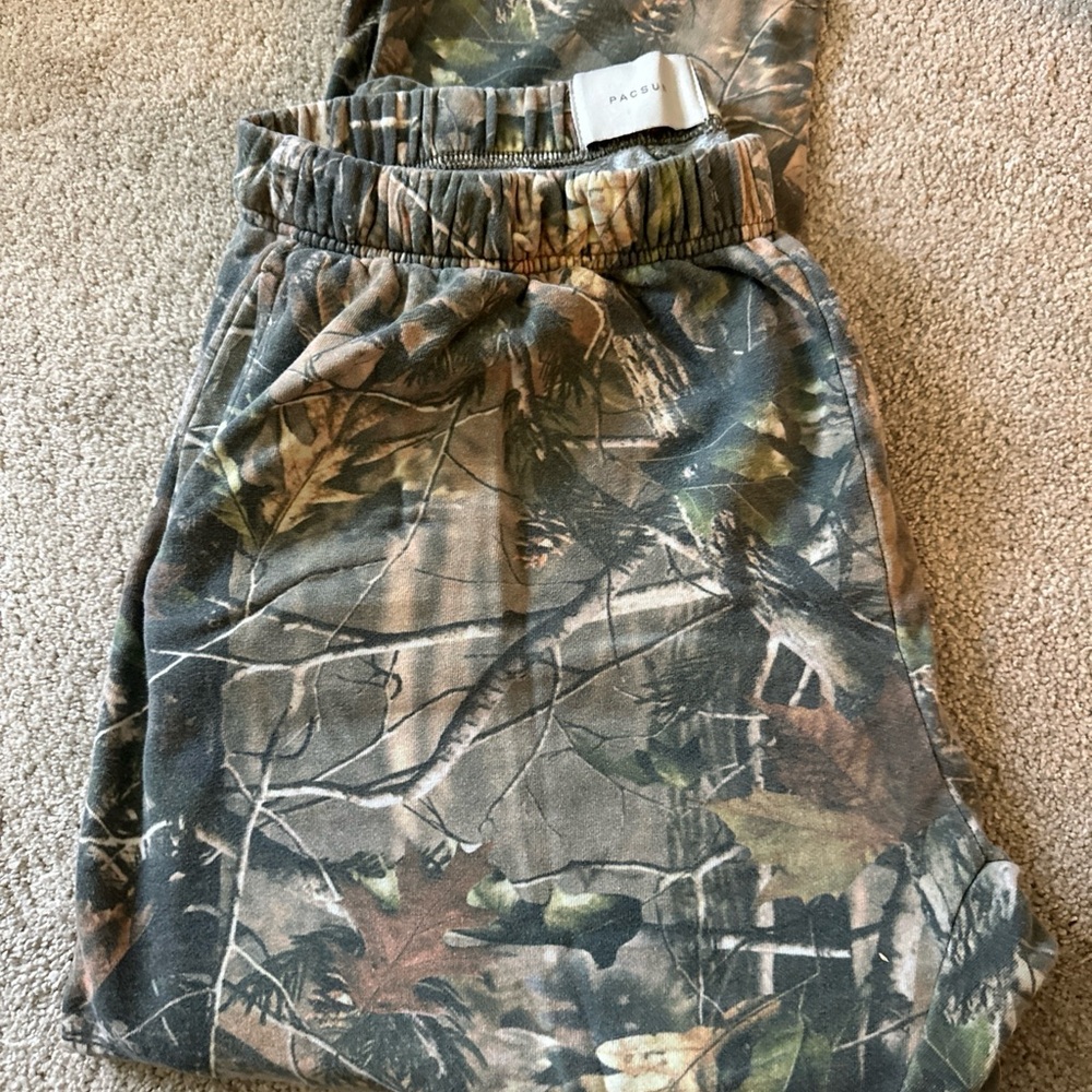 PacSun Men's Woodland Camo Joggers